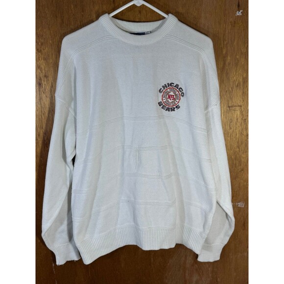 Vintage Nutmeg Mills Chicago Bears Crewneck Sweater NFL Member Club‎ XL USA - Picture 1 of 10